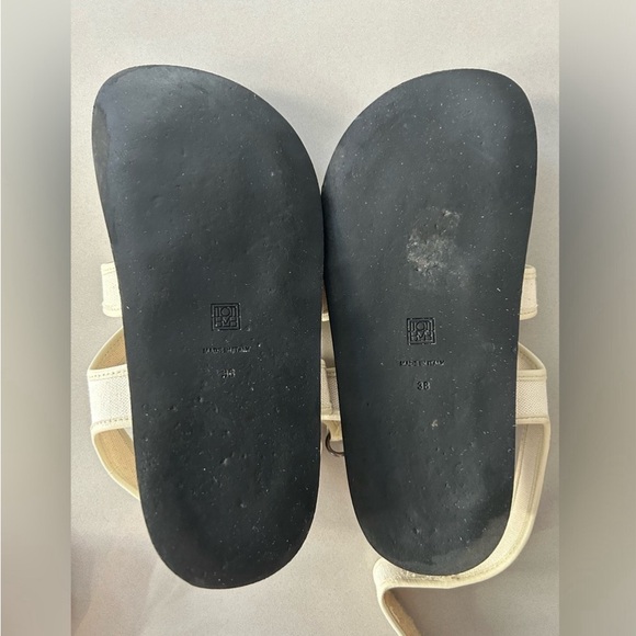 Toteme beige canvas sandals, 38 - Picture 5 of 5